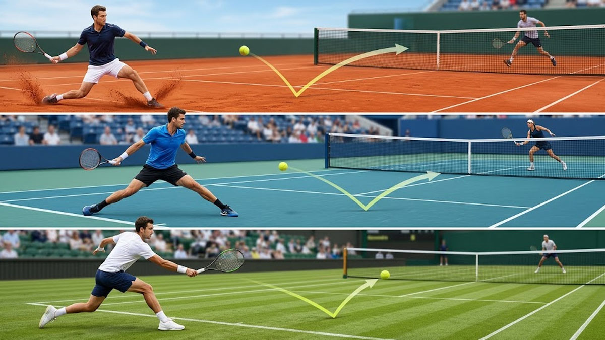 Kenapa Permukaan Lapangan Tenis Bisa Memengaruhi Gaya Permainan